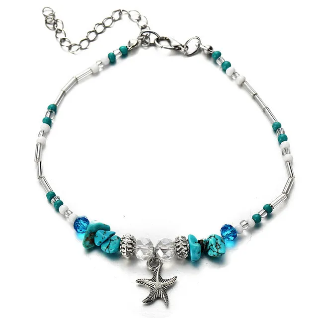 Handmade Starfish Anklet