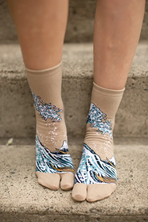 Hokusai Tabi Socks