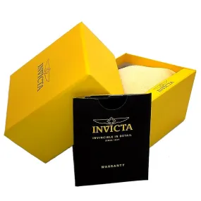 Invicta 21738 Men's Black Polyurethane Band Swiss Quartz Aviator Gold-Black Dial Day-Date Watch