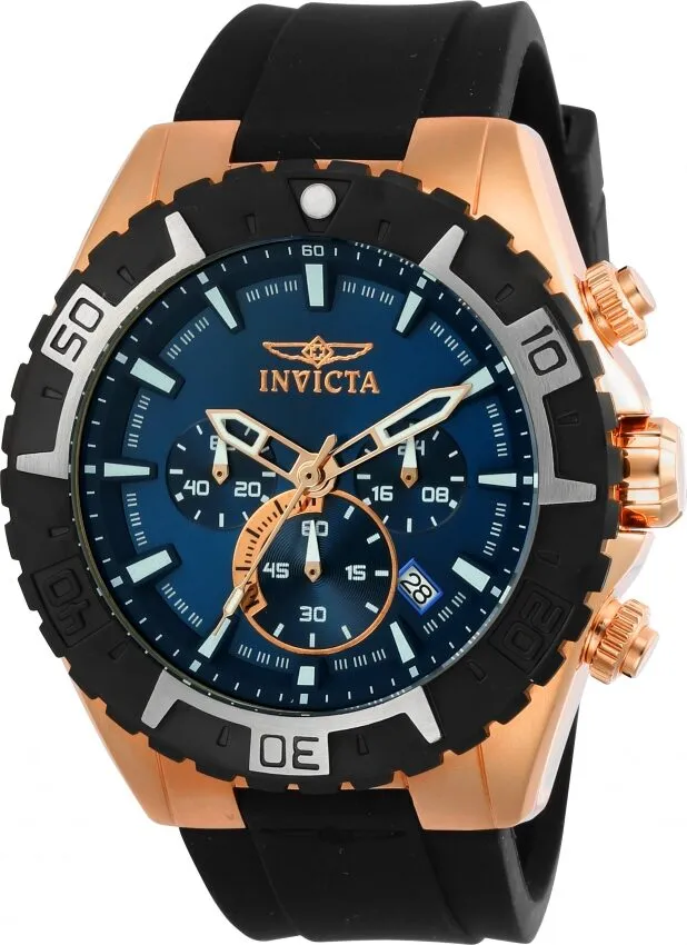 Invicta Aviator Chronograph Blue Dial Men's Watch 22524