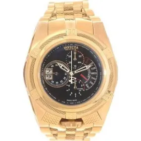Invicta Bolt Chronograph Black Dial Stainless Steel Men's Watch 16956