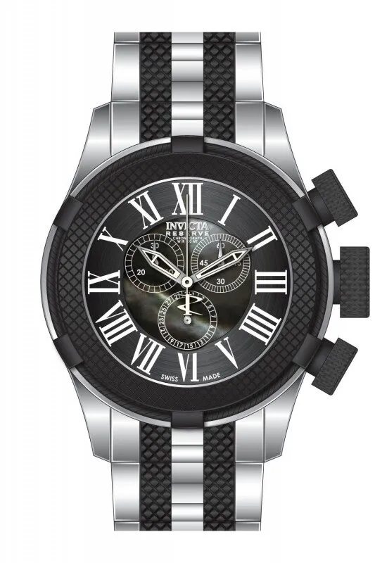 Invicta Bolt Chronograph Black Dial Two-tone Men's Watch 17434