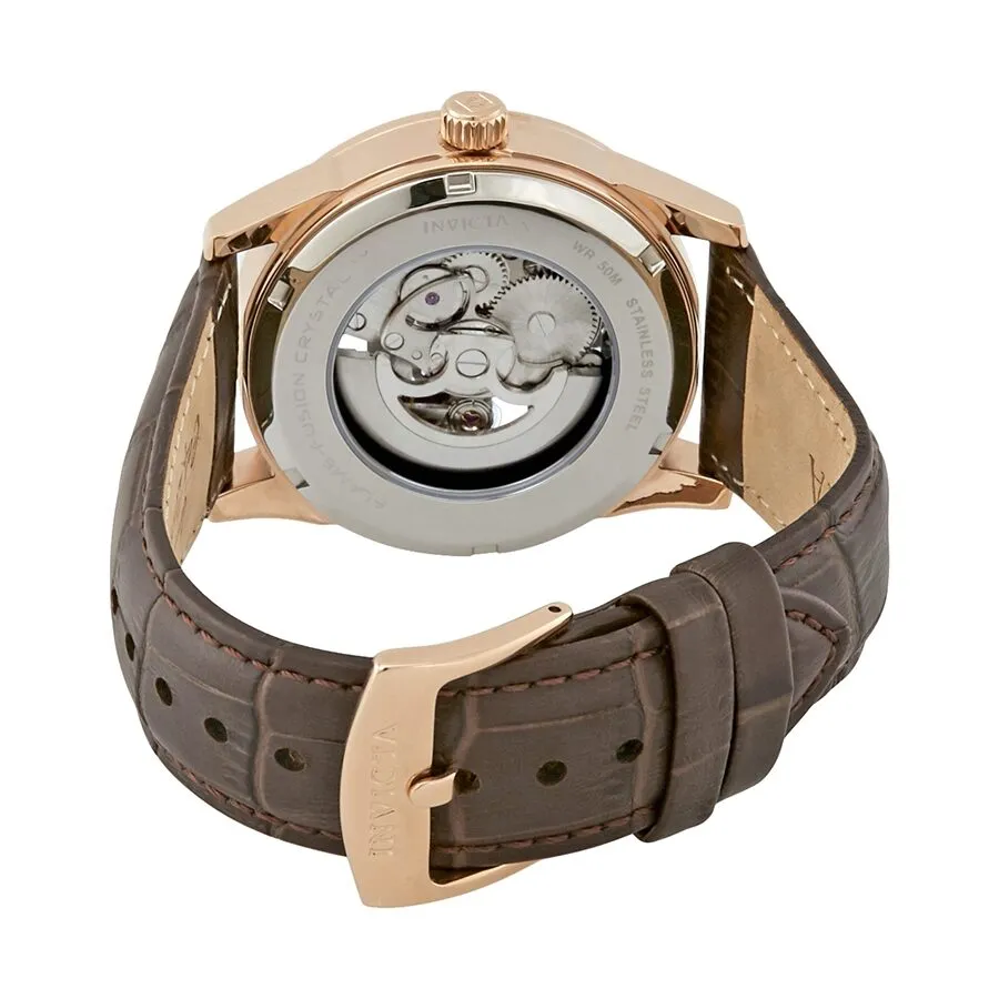 Invicta Objet D Art Automatic White Skeleton Dial Men's Watch 22637