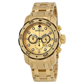 Invicta Pro Diver Chronograph Champagne Dial Men's Watch 80070