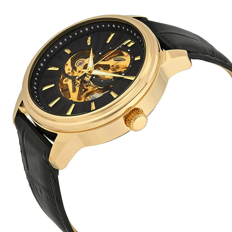 Invicta Vintage Objet D Art Automatic Black Dial Men's Watch 22578