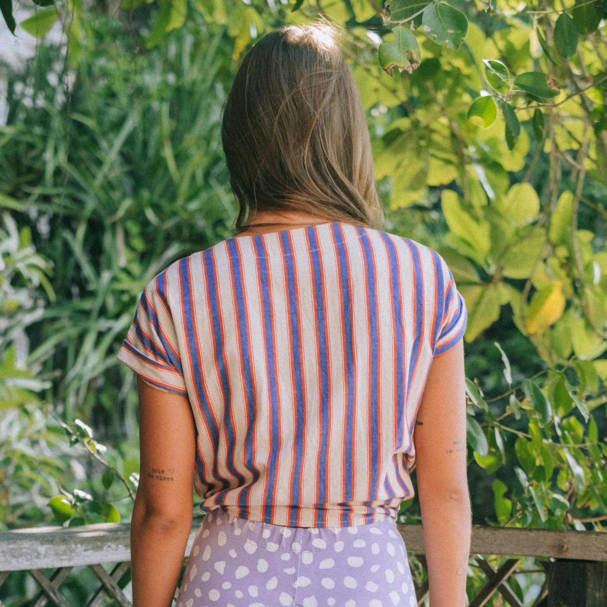 JACKIE Handwoven Cotton Knot Shirt by BrunnaCo