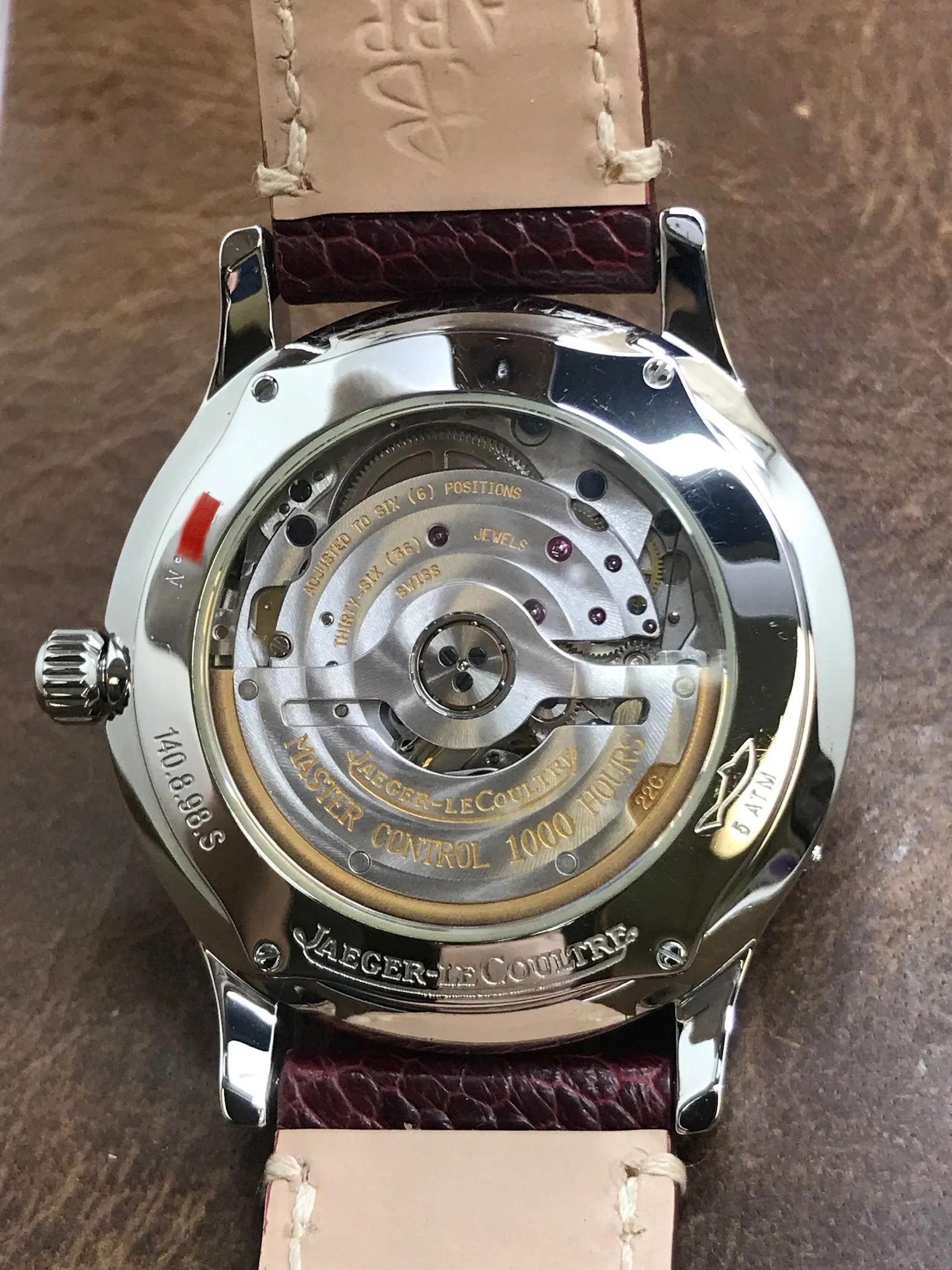 Jaeger-Lecoultre Master Calendar Moonphase 140.8.98.S Silver Dial Automatic Men's Watch