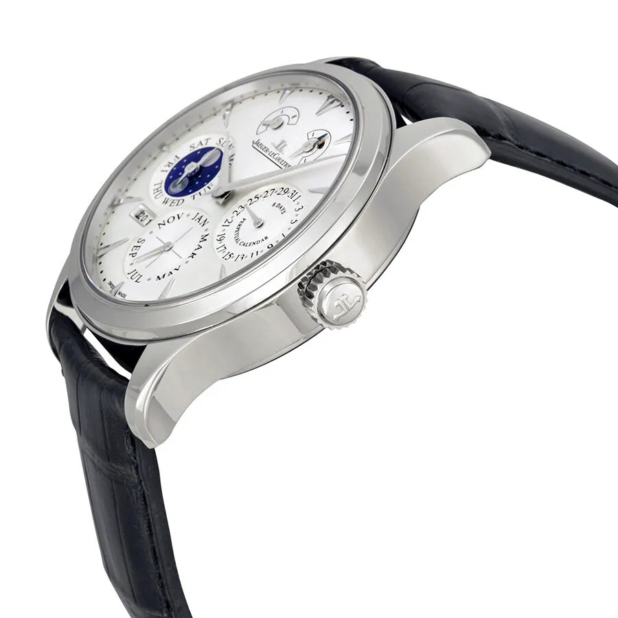 Jaeger LeCoultre Master Eight Days Perpetual Calendar Stainless Steel Men's Watch Q1618420