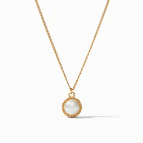 Julie Vos - Fleur-de-Lis Solitaire Necklace - Pearl
