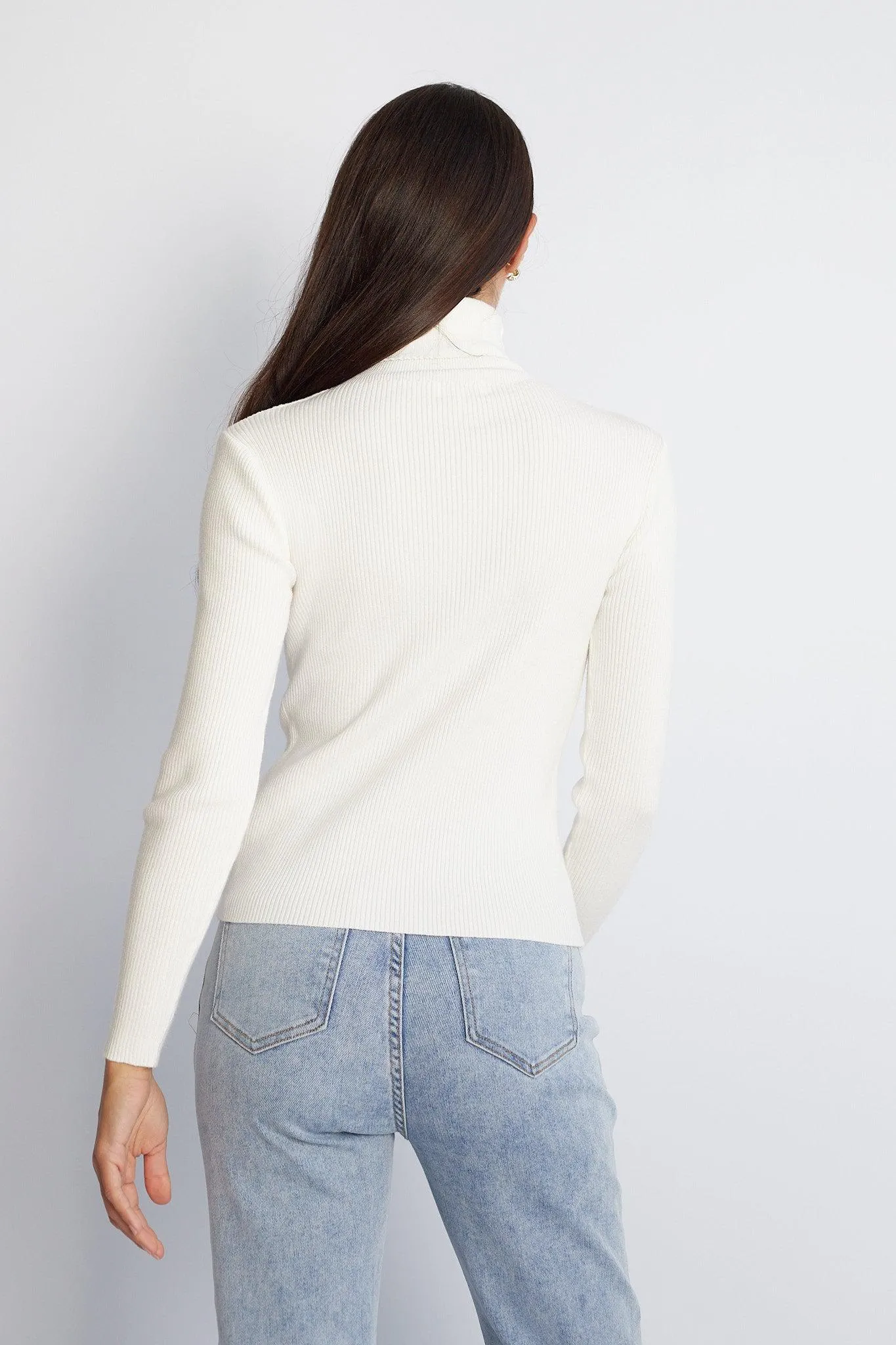 Keiran Knit Top - White
