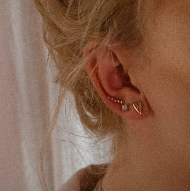 Lady Ear Climbers - Gold & Silver