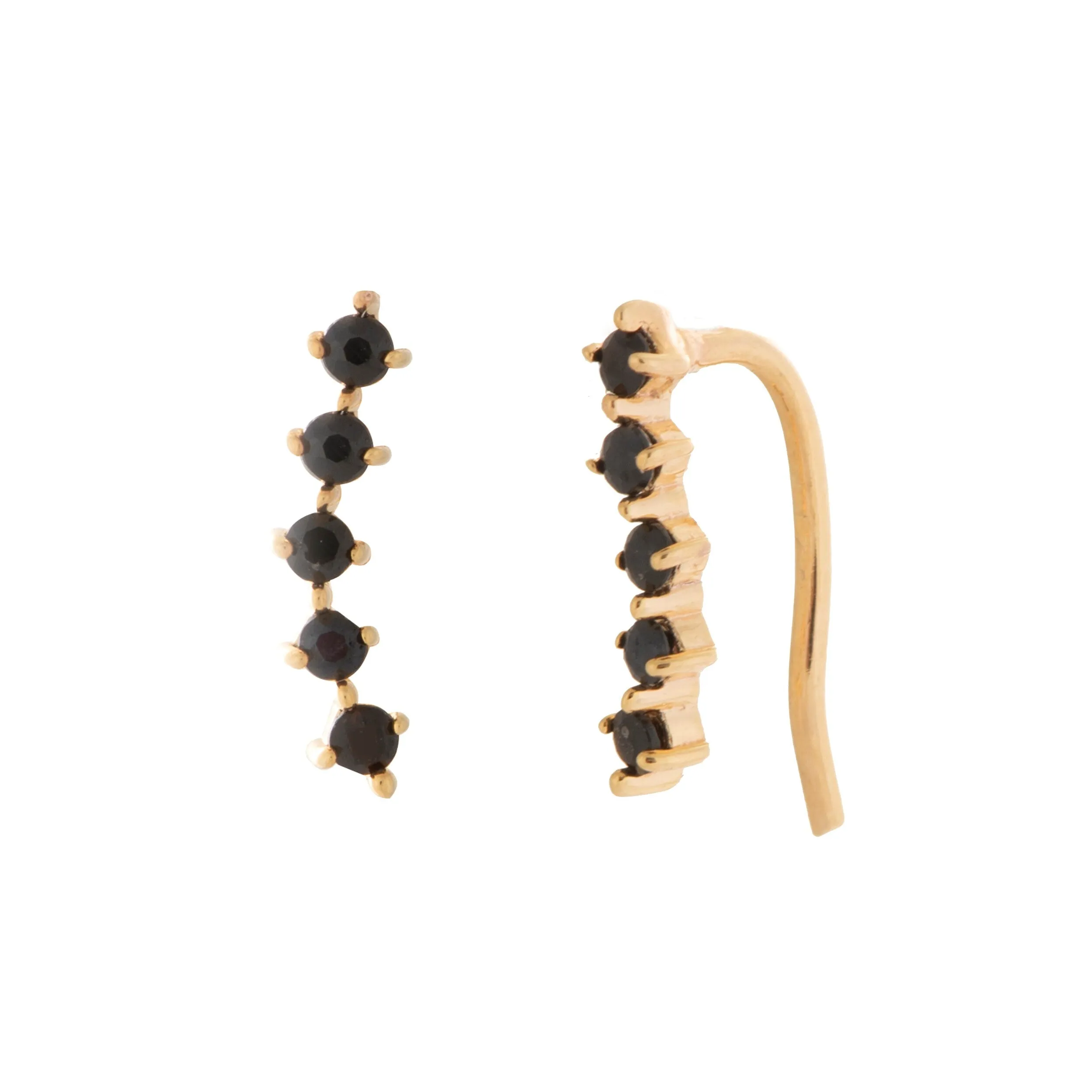 Lady Ear Climbers - Gold & Silver
