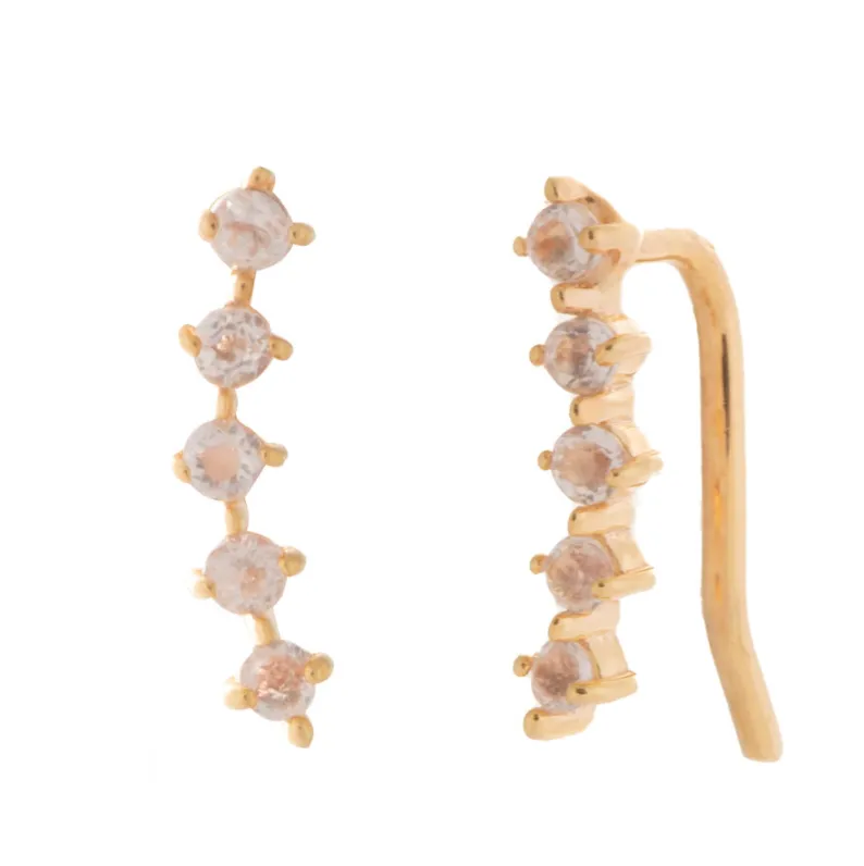 Lady Ear Climbers - Gold & Silver