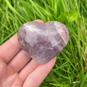 Lavender Rose Quartz Heart