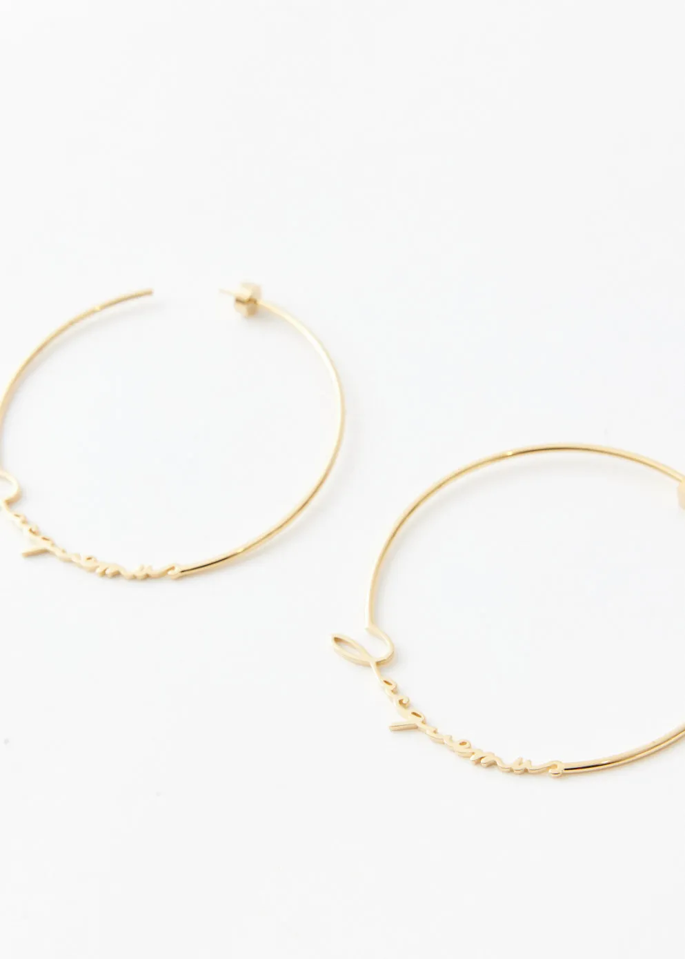 Les Creoles Jacquemus Hoop Earrings