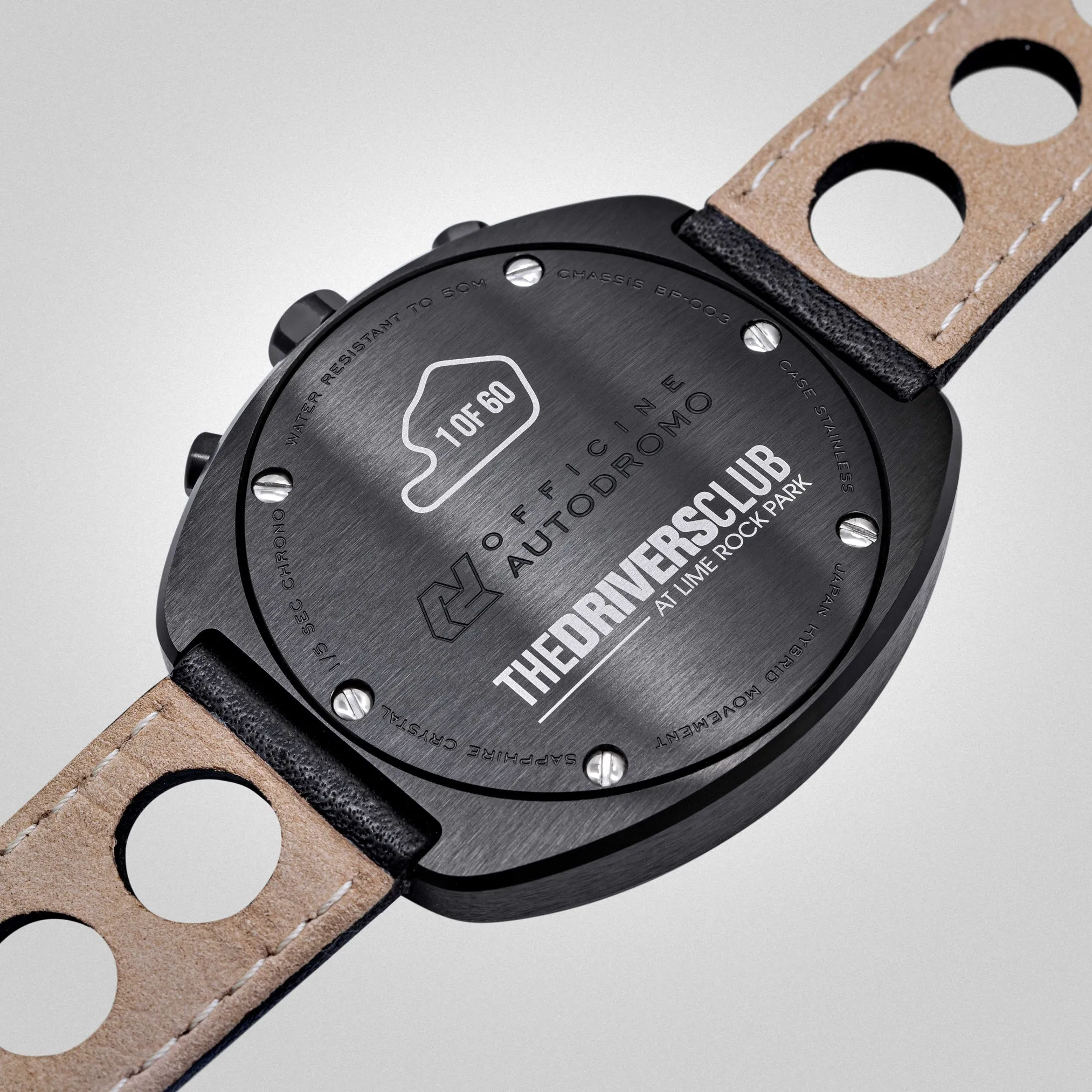 lime rock drivers club prototipo chronograph - limited edition