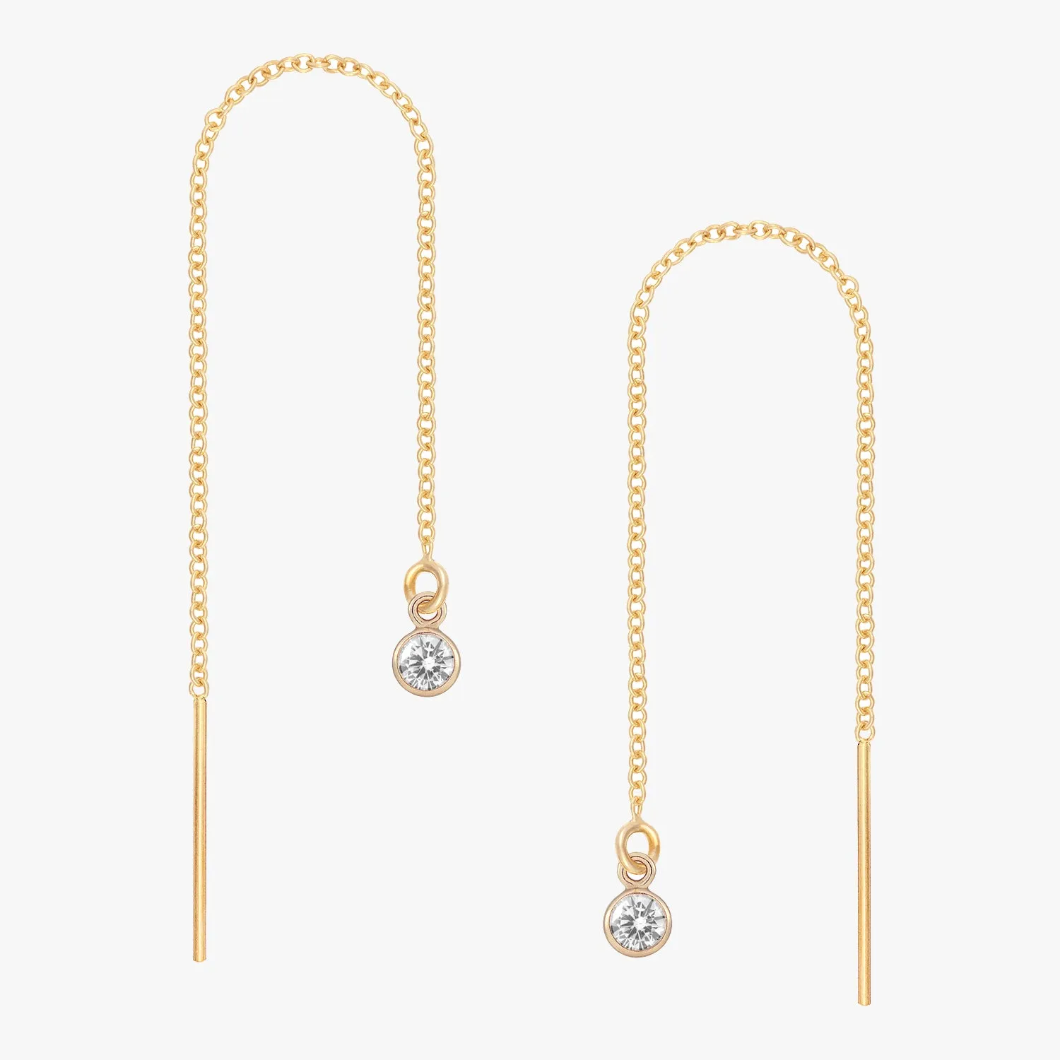 Little Bezel Ear Threader