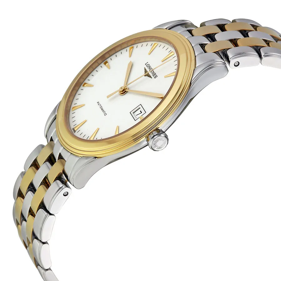 Longines Flagship Automatic White Dial Two-tone Men's Watch L48743227 L4.874.3.22.7