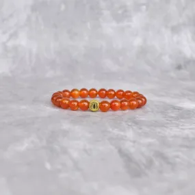Lotus - Carnelian bracelet