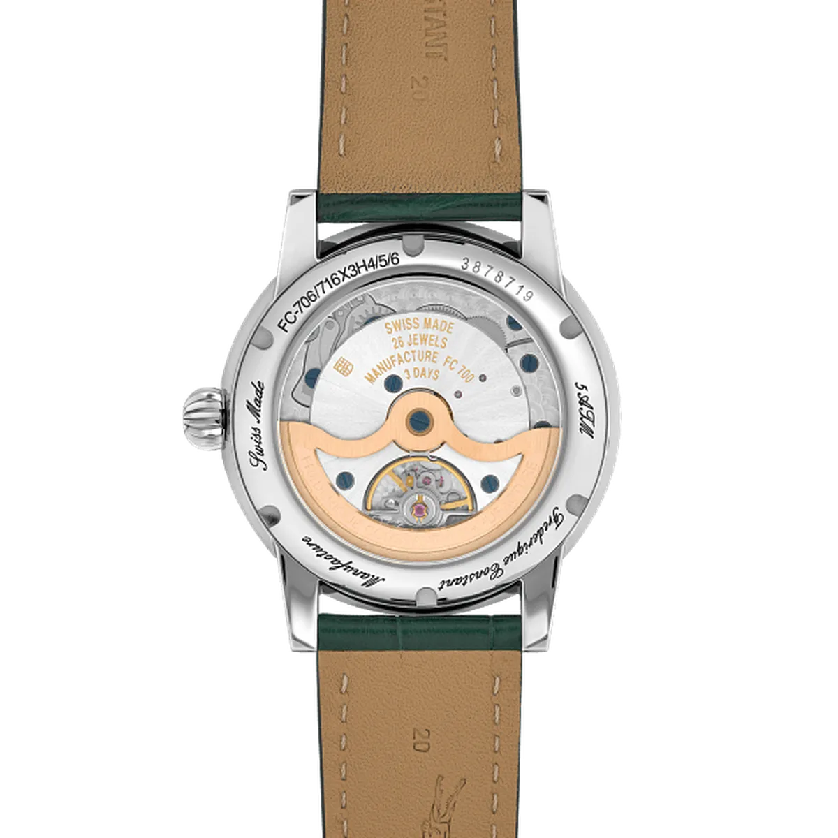 Manufacture Classic Moonphase Date Watch- FC-716GR3H6