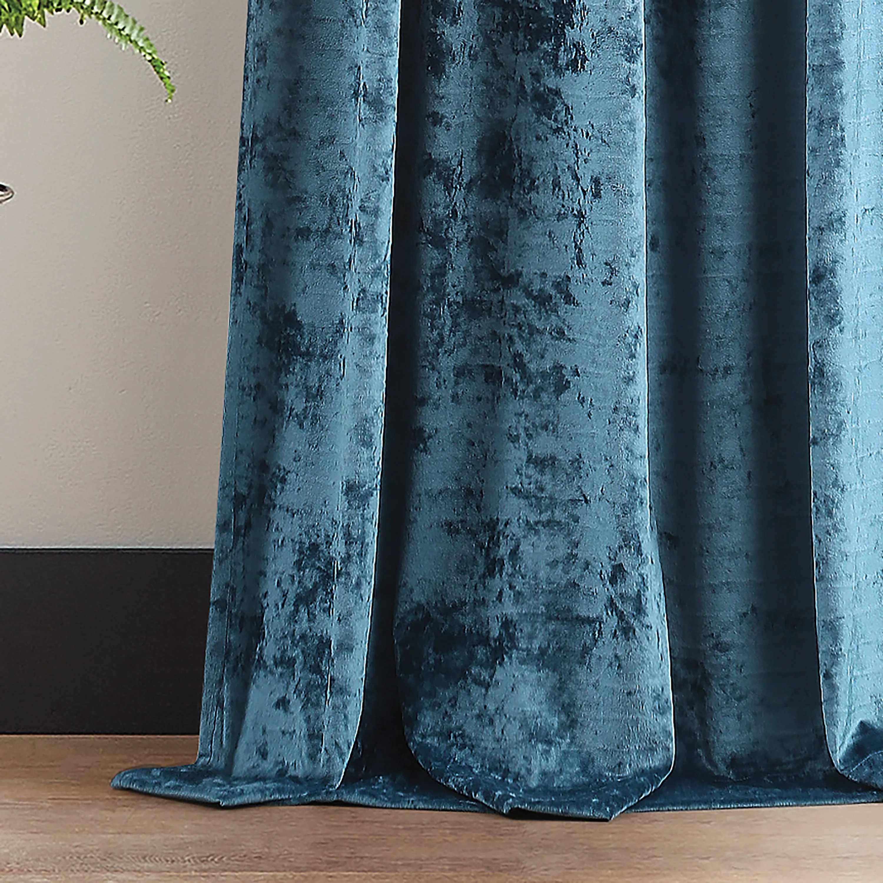 Martha Stewart Wave Embossed Curtain Panel Pair