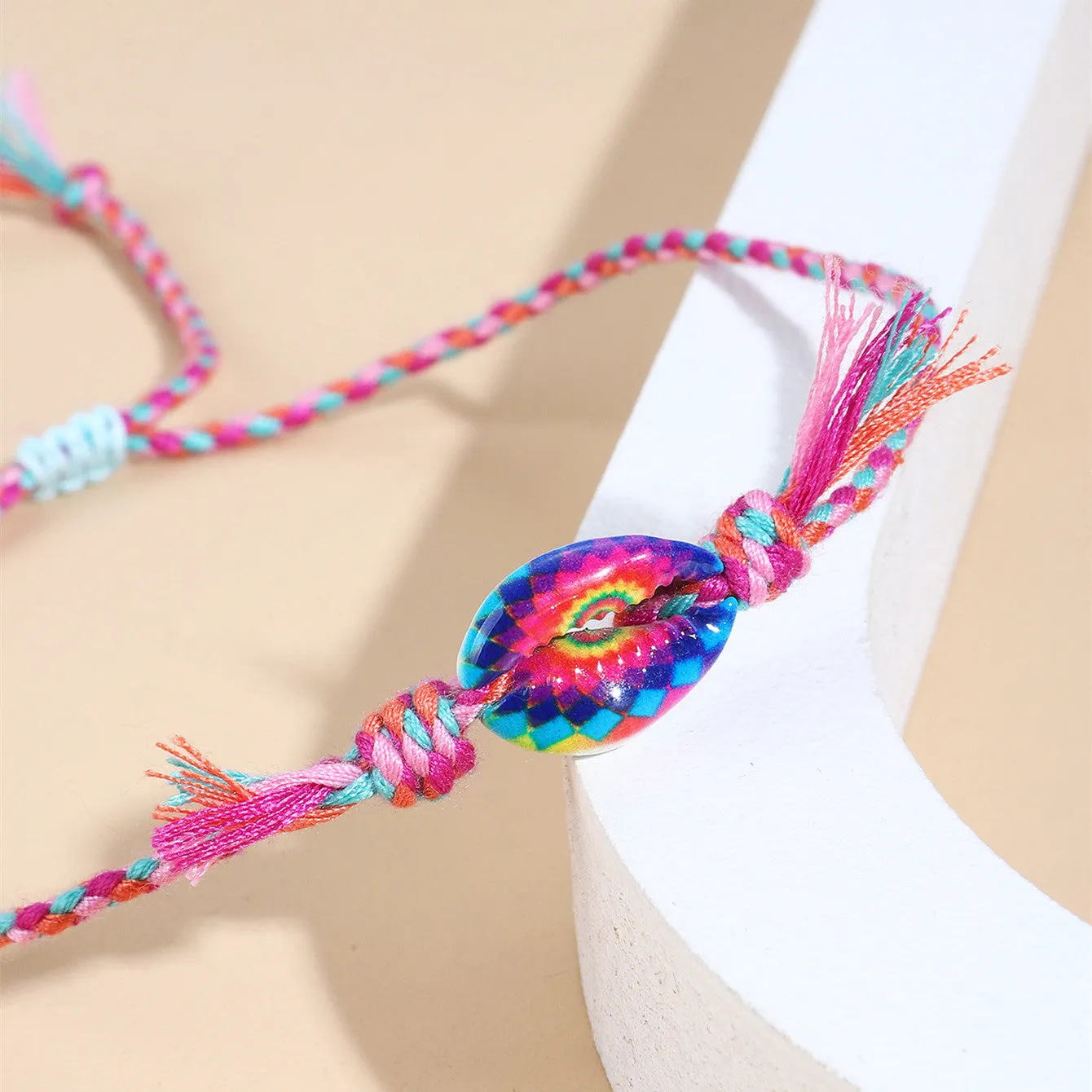 Men's And Women's Beach Shell Handwoven Bracelet