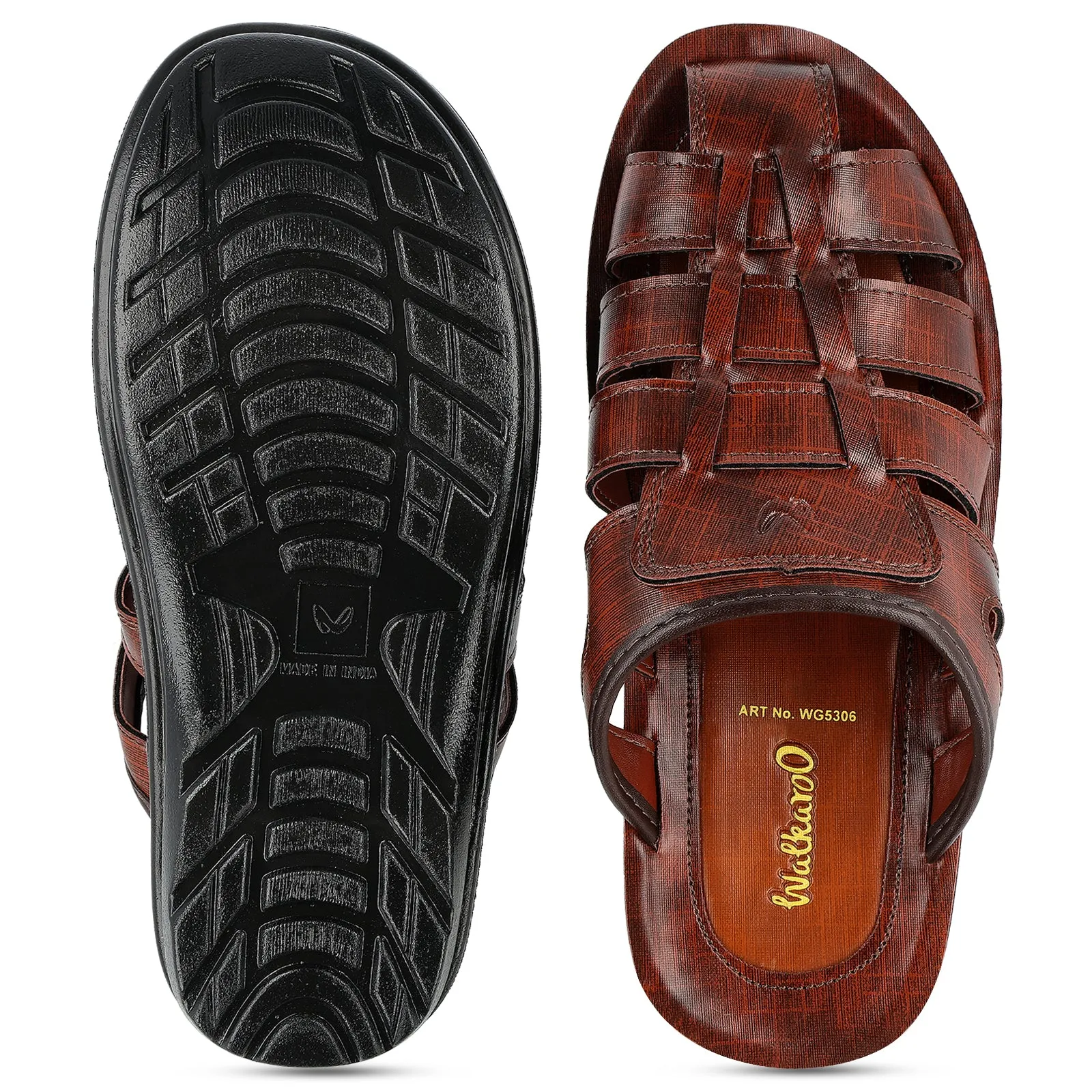 Men's Fisherman Sandals  - WG5306 Brown