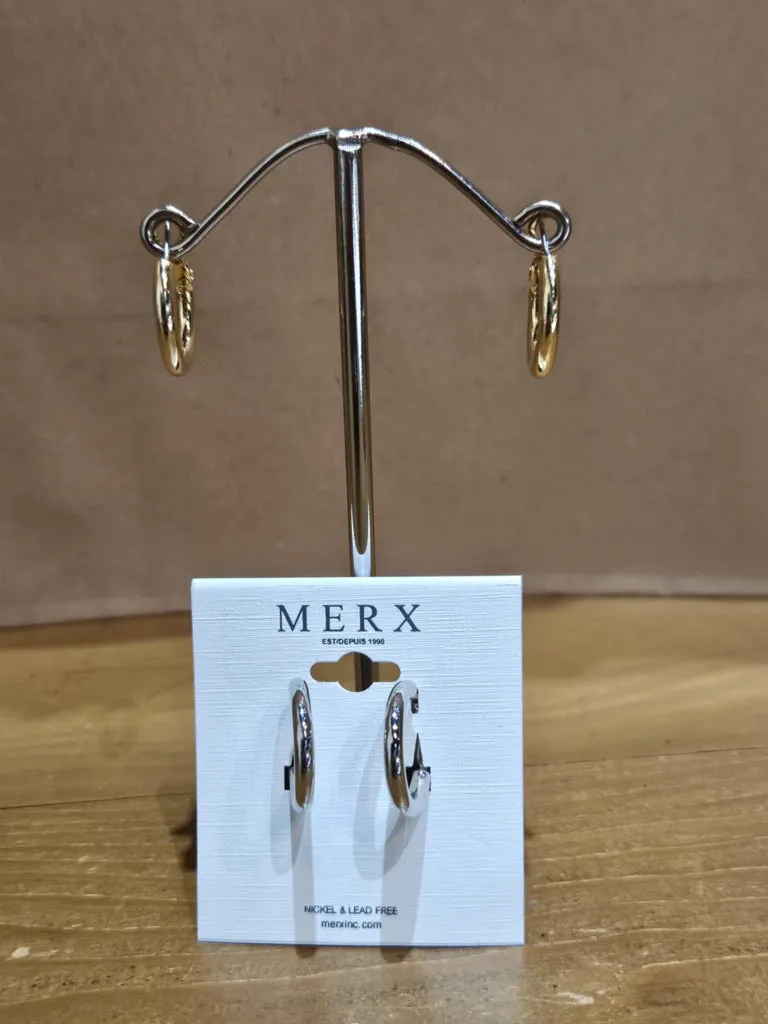 MERX - Tube Hoop Earrings – 3/4 Inch