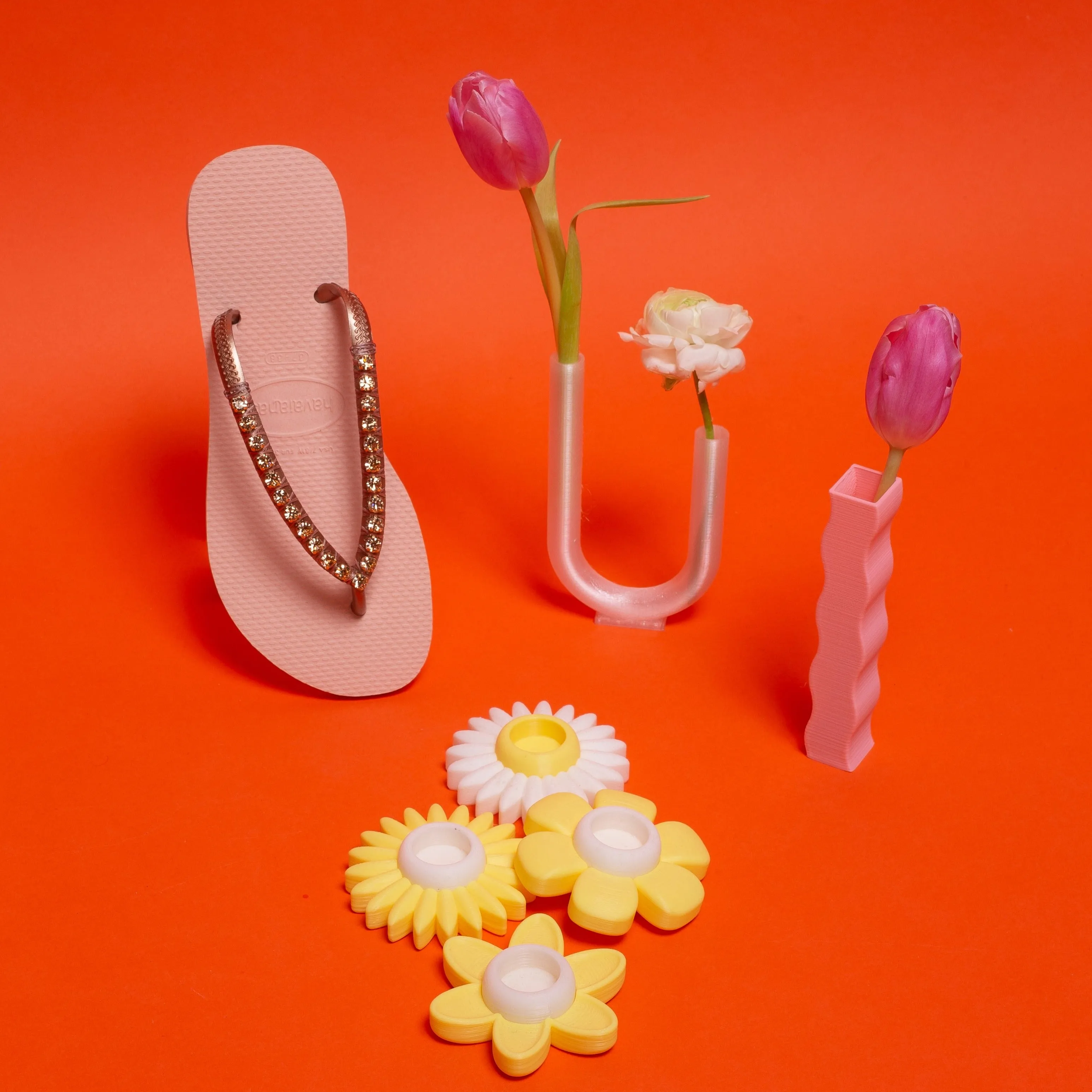 Mini Diamonds Flip Flops