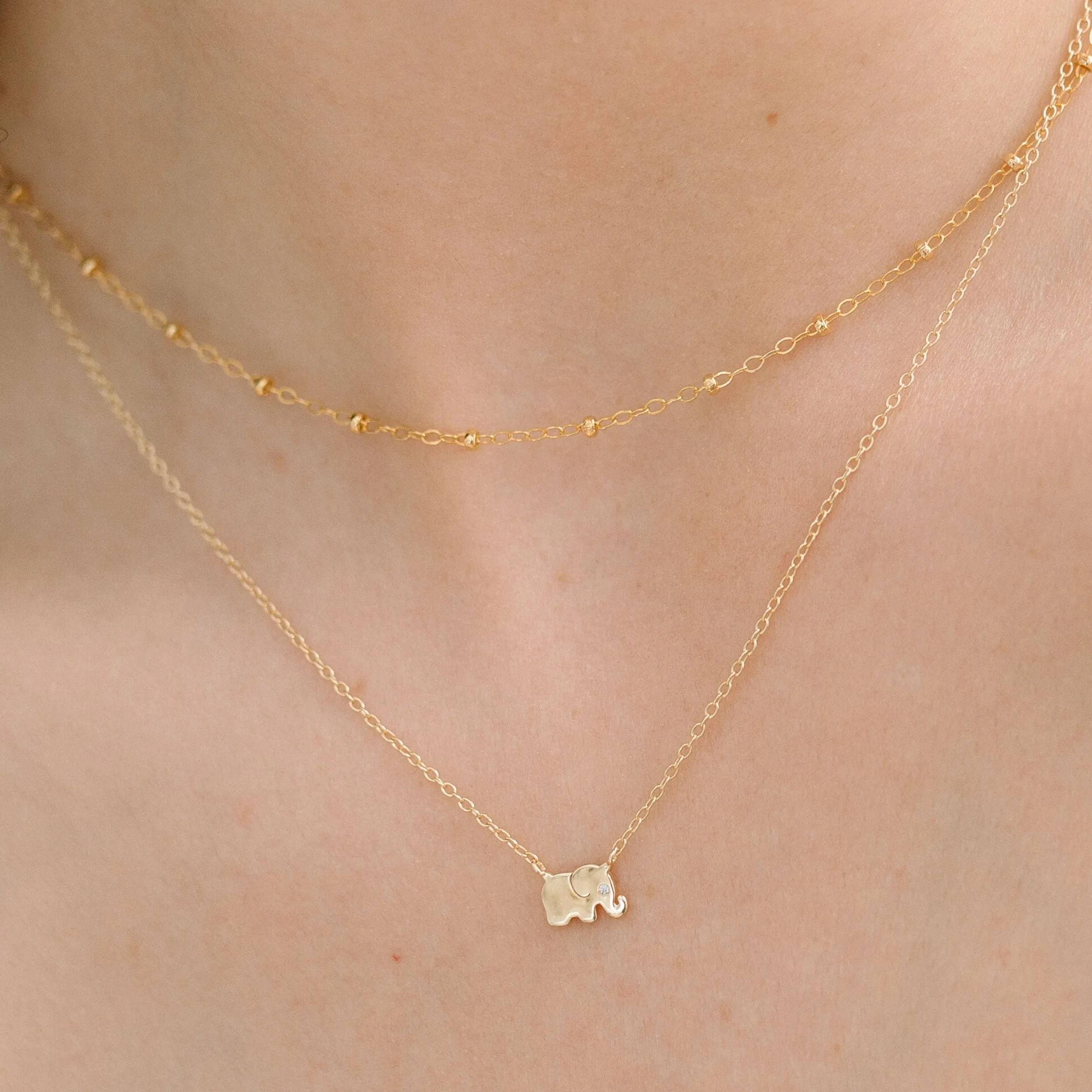 Mini Elephant Necklace
