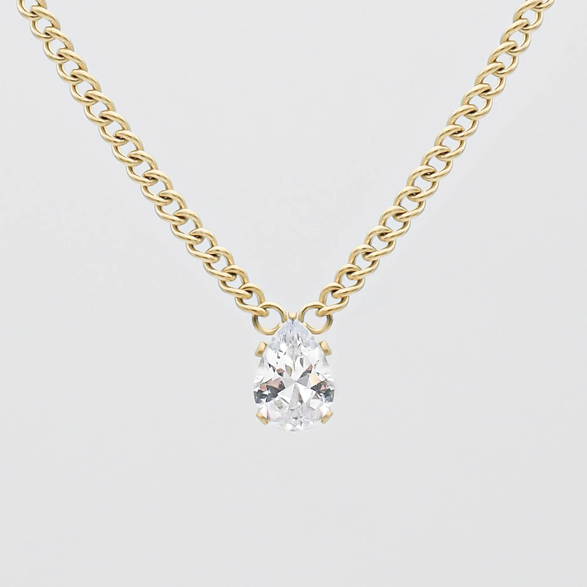 Mira Gemstone Pendant Necklace