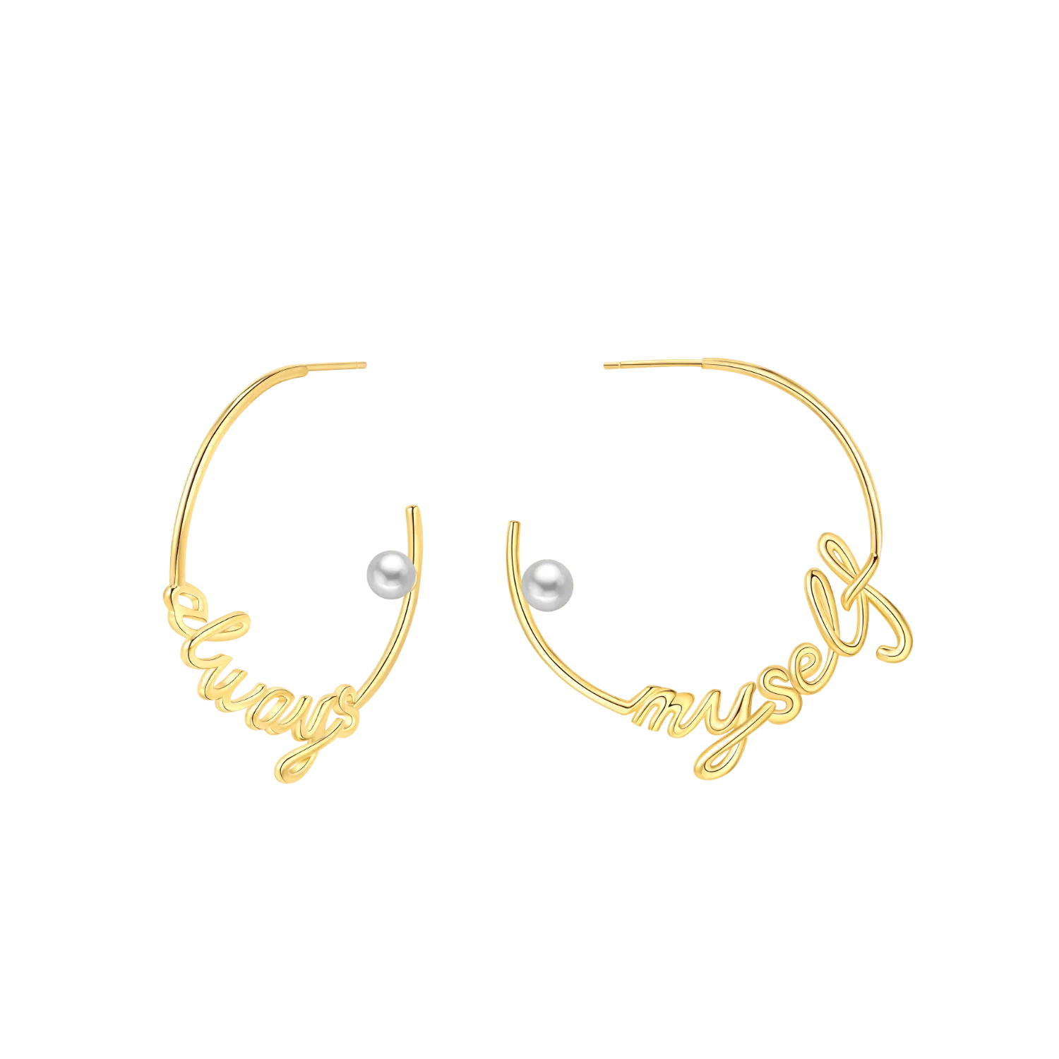 Myself Always Asymmetric Earrings