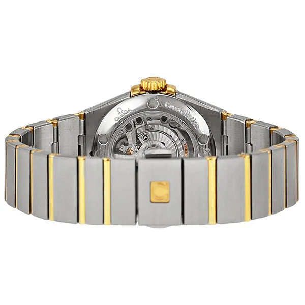 Omega Constellation Chronometer Champagne Dial Steel and 18kt Yellow Gold Ladies Watch 123.20.31.20.08.001