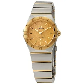 Omega Constellation Manhattan Quartz Champagne Dial Ladies Watch 131.20.28.60.08.001