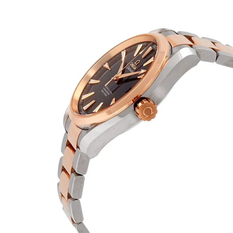 Omega Seamaster Aqua Terra Auto Grey Dial 18k Rose Gold And Stainless Steel Men's Watch 231.20.42.21.06.003