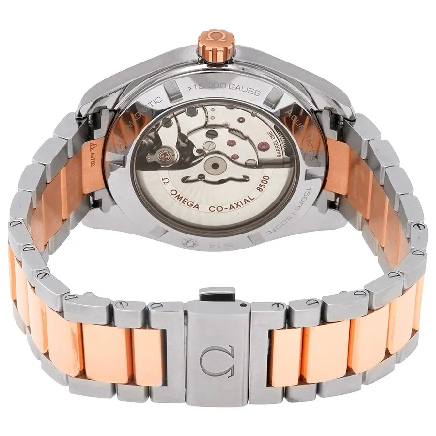 Omega Seamaster Aqua Terra Auto Grey Dial 18k Rose Gold And Stainless Steel Men's Watch 231.20.42.21.06.003