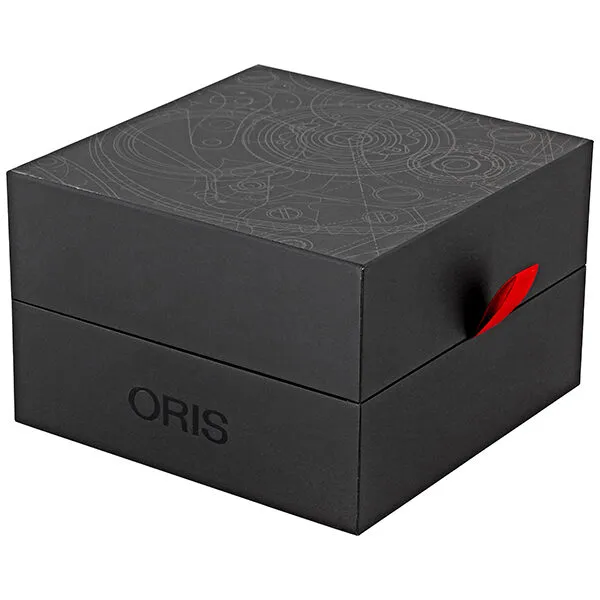 Oris Artelier Complication Black Dial Automatic Black Leather Men's Watch 01 915 7643 4054 07 5 21 81FC