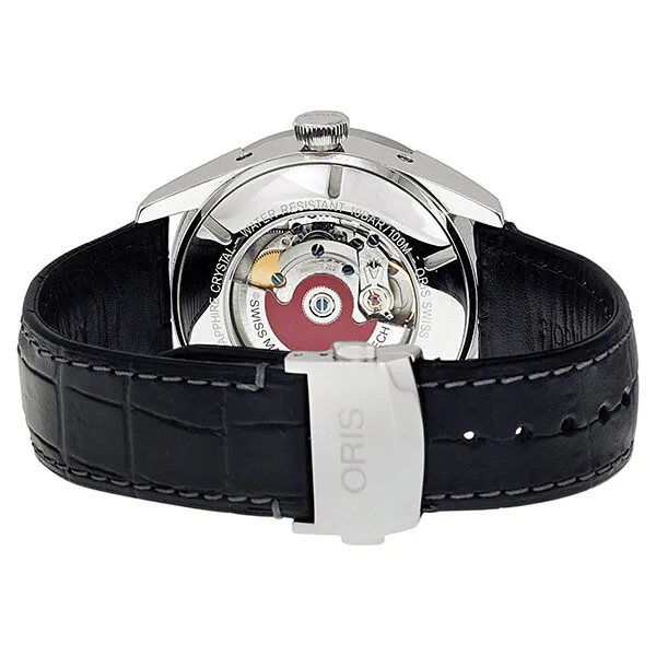 Oris Artelier Complication Black Dial Automatic Black Leather Men's Watch 01 915 7643 4054 07 5 21 81FC