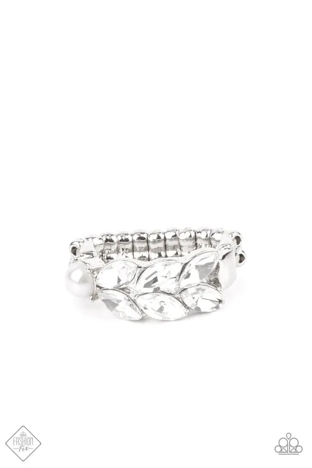 Paparazzi Ring ~ Majestically Musing - White
