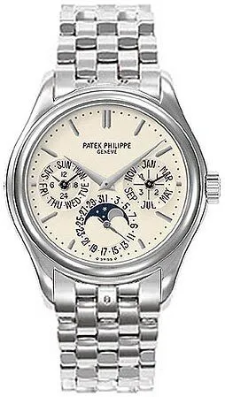 Patek Philippe Calatrava Perpetual Calendar 18kt White Gold Men's Watch 5136-1G