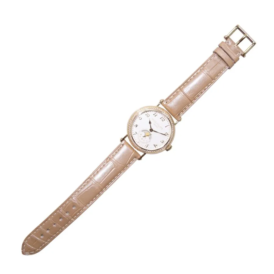 Patek Philippe Hand Wind Diamond White Dial Watch 7121J-001