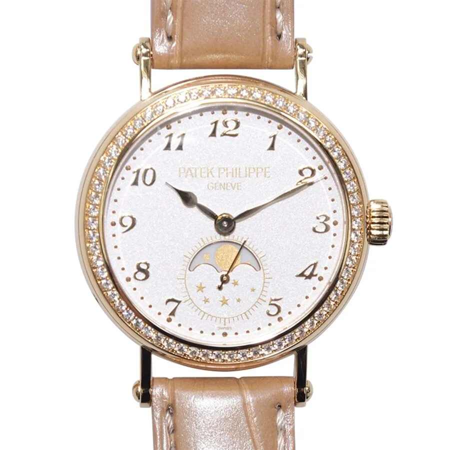 Patek Philippe Hand Wind Diamond White Dial Watch 7121J-001