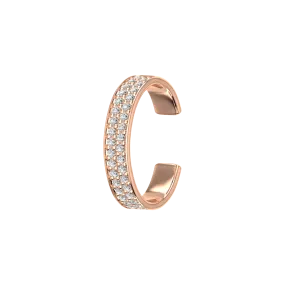 Pave ear cuff