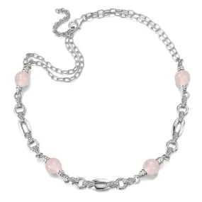 Petra Rose Quartz Necklace