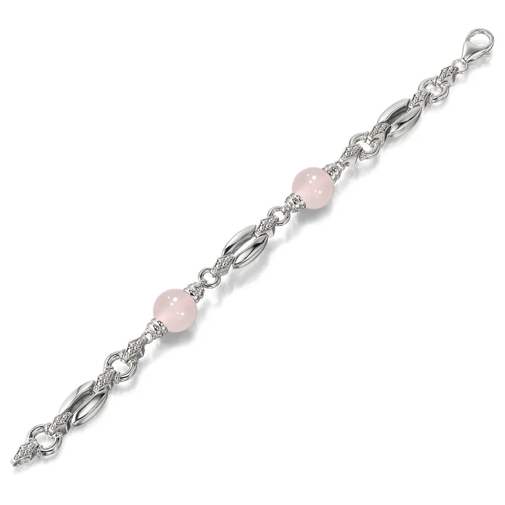 Petra Rose Quartz Necklace