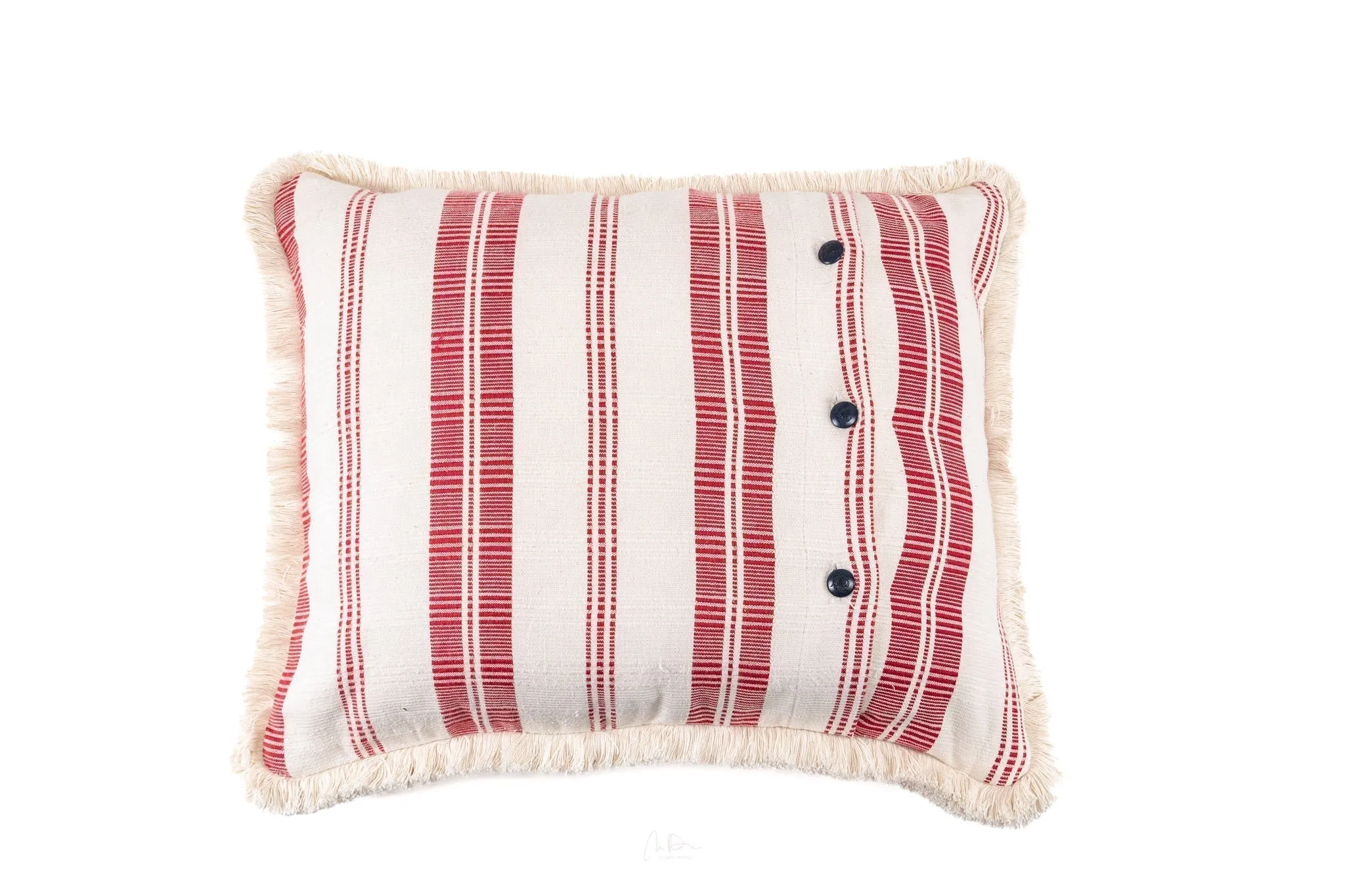 Pillow: Handwoven antique Hungarian hemp - P208