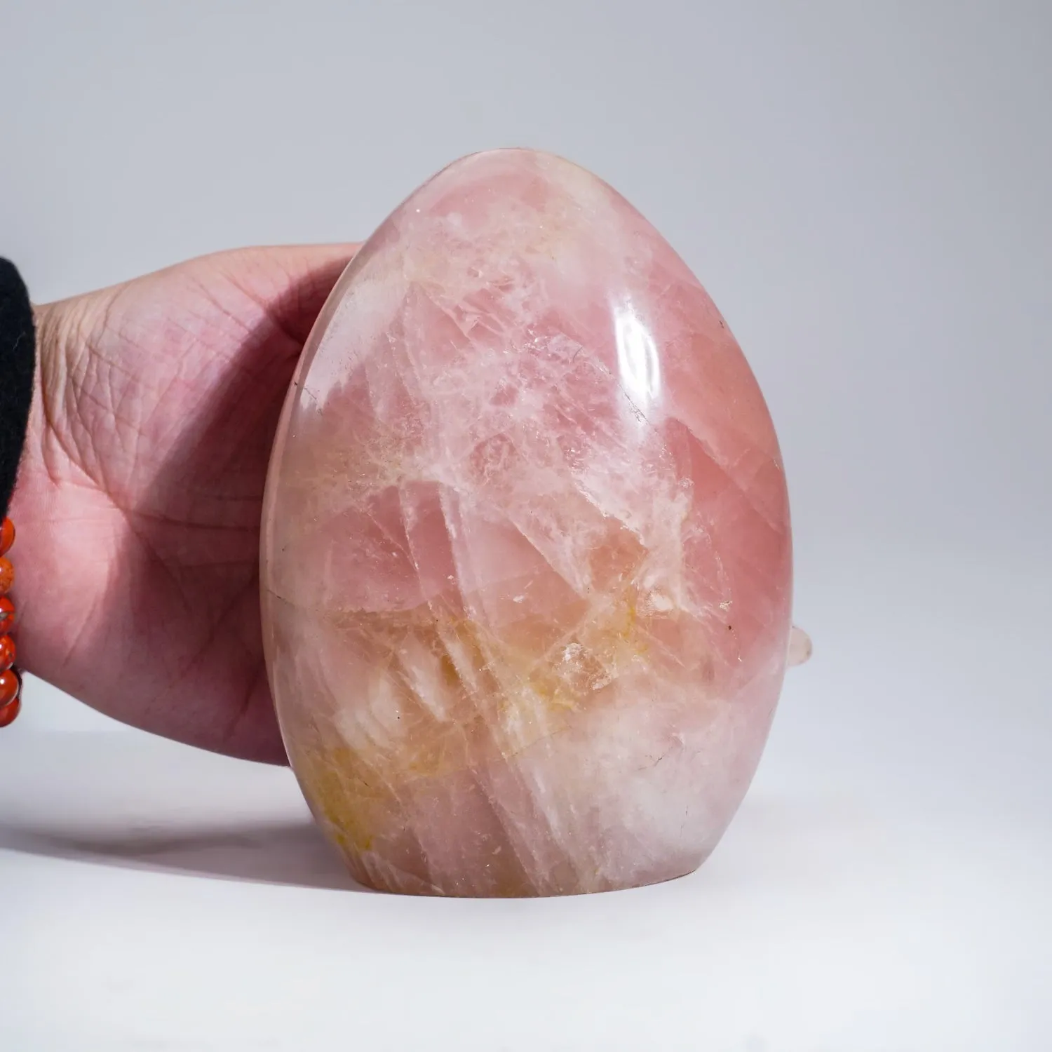 Polished Rose Quartz Freeform From Brazil (2.7 lbs)