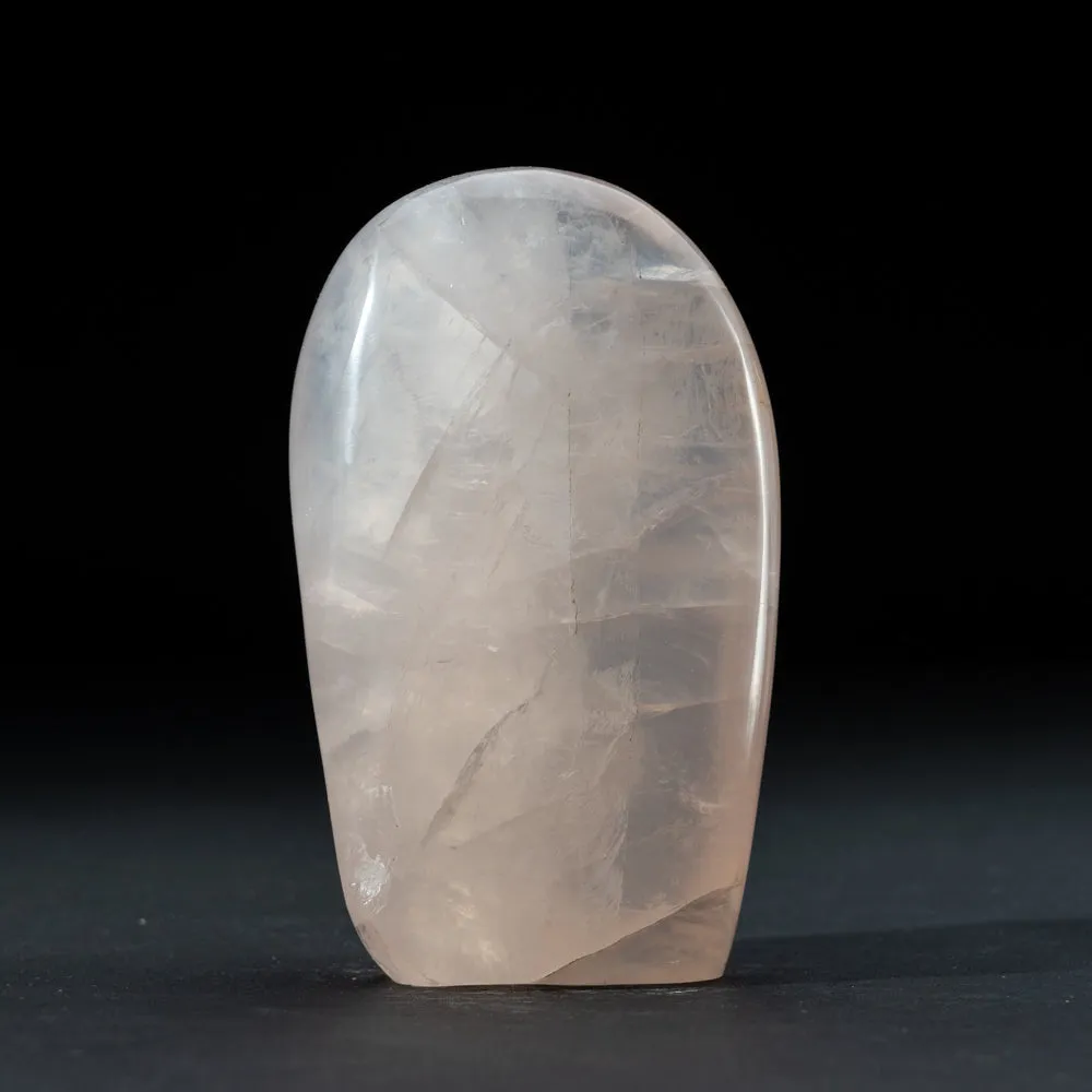 Polished Rose Quartz Freeform From Madagascar (1.4 lbs)