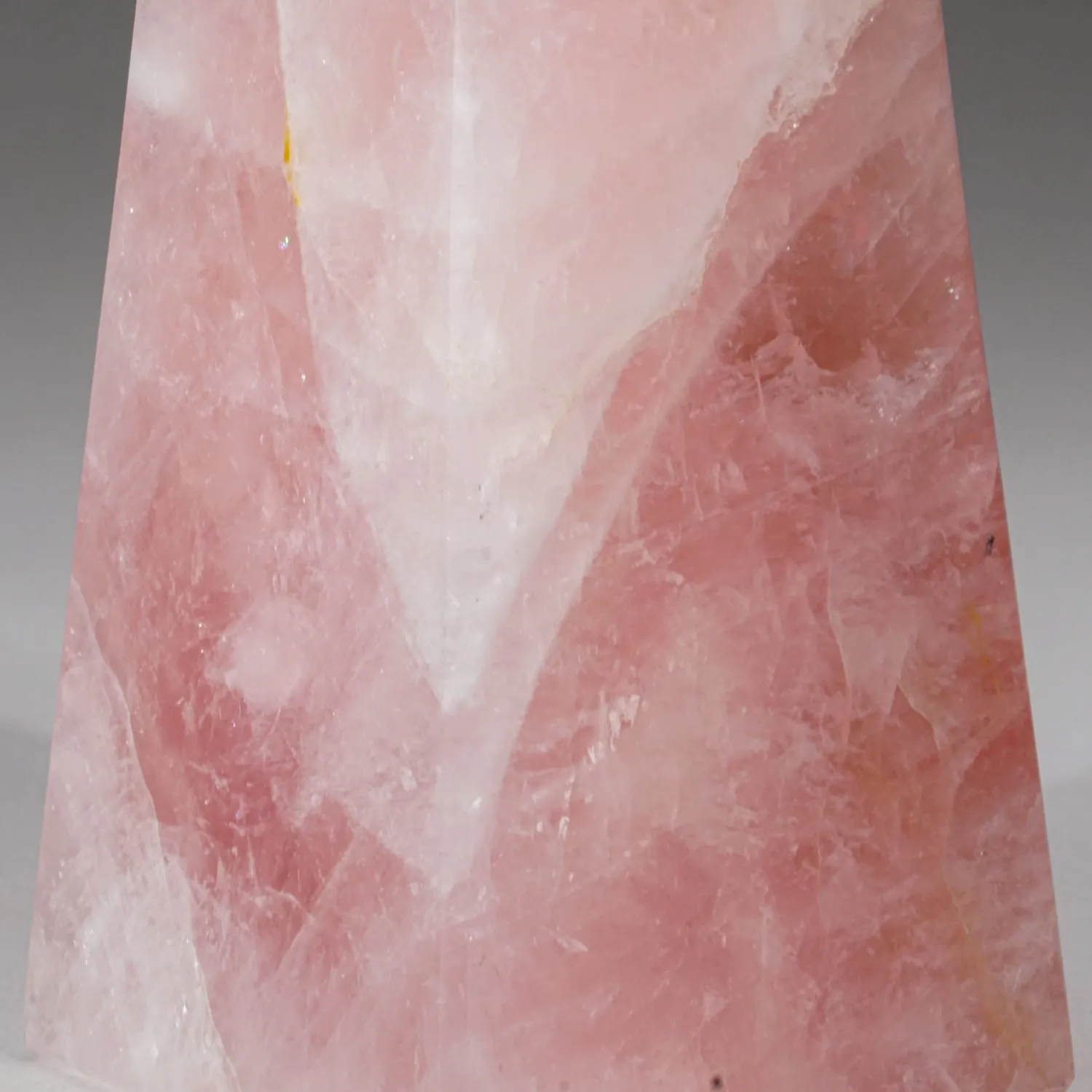 Polished Rose Quartz Obelisk from Brazil (3 lbs)