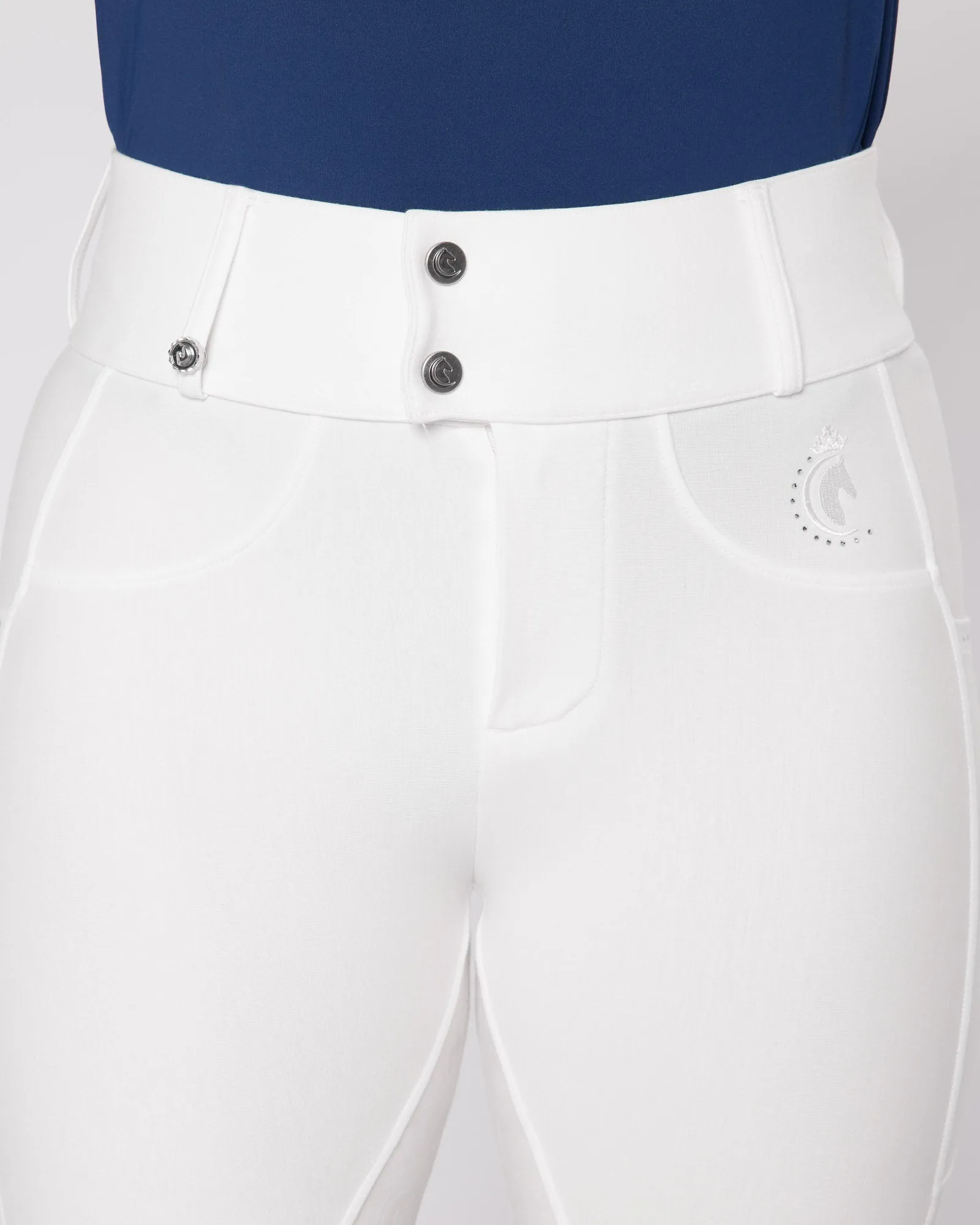 Premium Hybrid Breeches - PURE WHITE